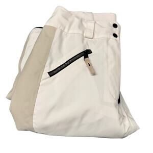 Lole Ski Pants Womens Small White Mont Tremblant Snow Pant Insulated Waterproof